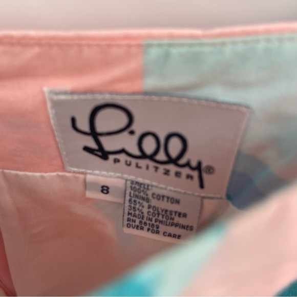 Lilly Pulitzer Women's White Label Mini Skirt Peach Creamsicle Size 8 Starfish - Picture 4 of 7